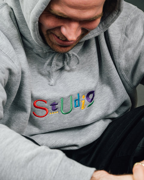 Multi Media - Hoodie - Heather Grey