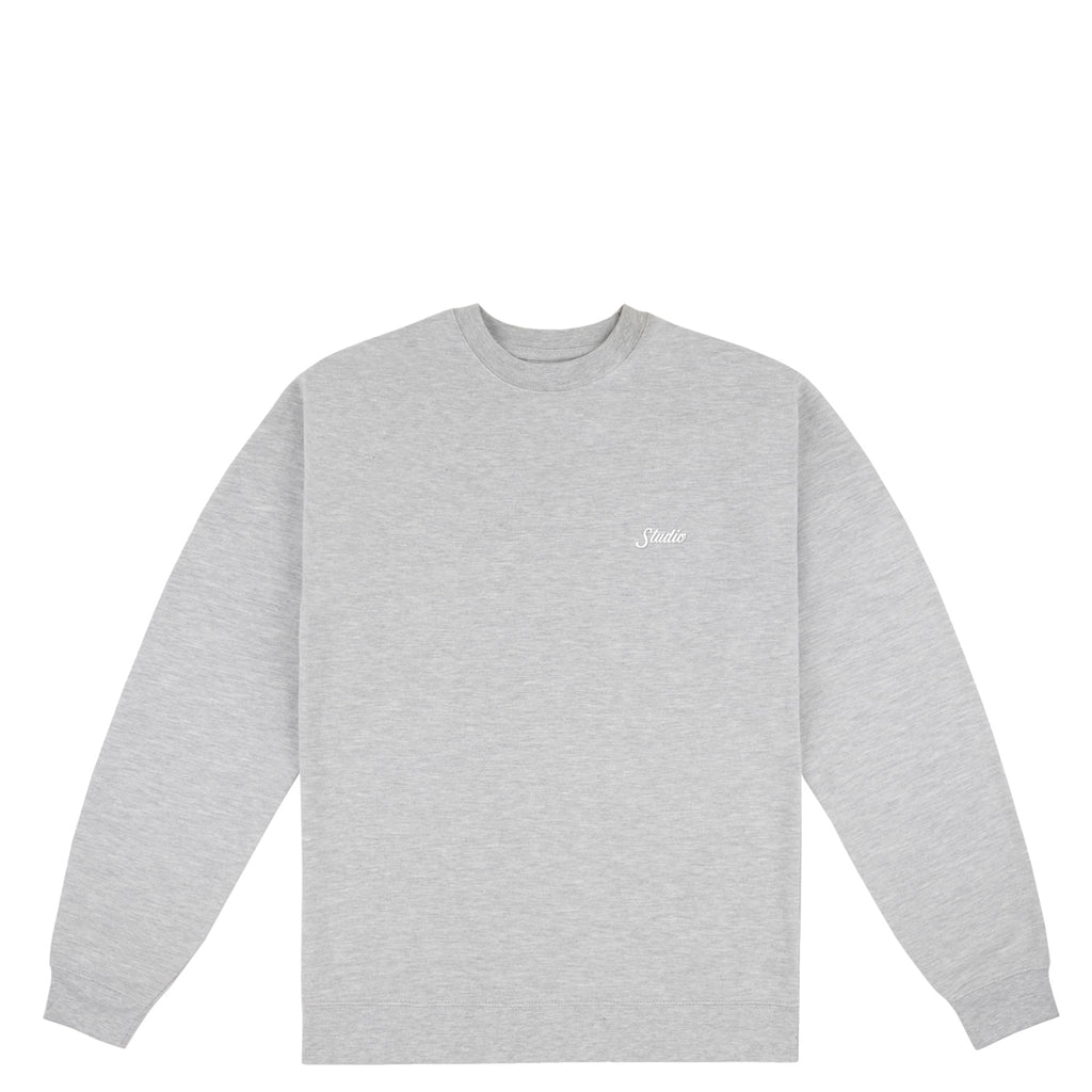 Small Script - Crewneck - Heather Grey - SOLD OUT