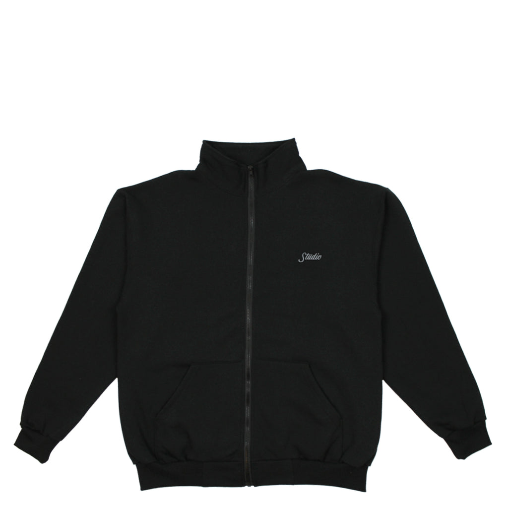 Small Script - Full-Zip Sweatshirt - Black - SOLD OUT