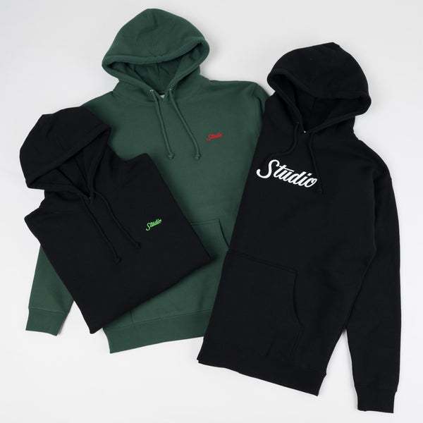 Big Script - Hoodie - Black