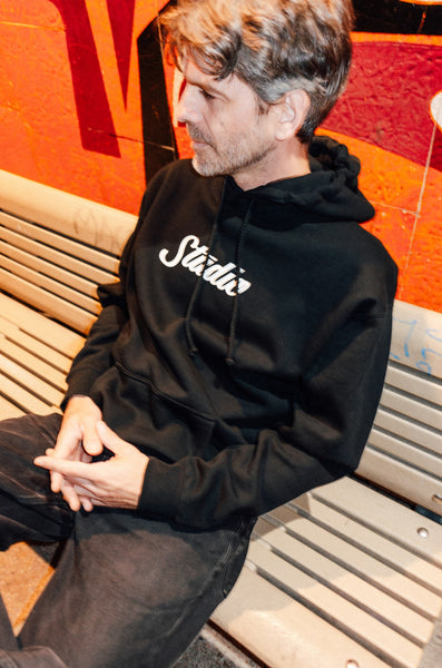 Big Script - Hoodie - Black