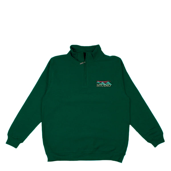 Summit - Qtr Zip  Sweater - Forest - SOLD OUT