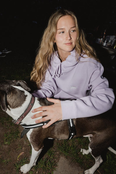 Small Script - Hoodie - Lavender - SOLD OUT
