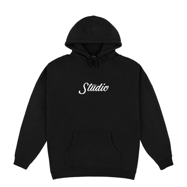 Big Script - Hoodie - Black