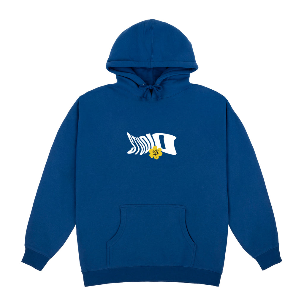 Floral Warp - Hoodie - Royal