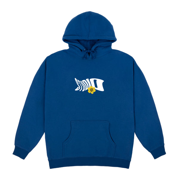 Floral Warp - Hoodie - Royal