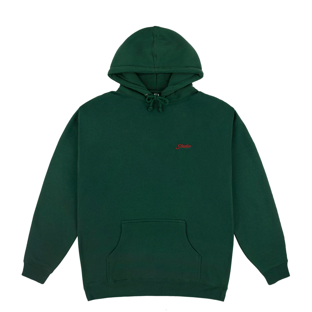 Small Script - Hoodie - Forest
