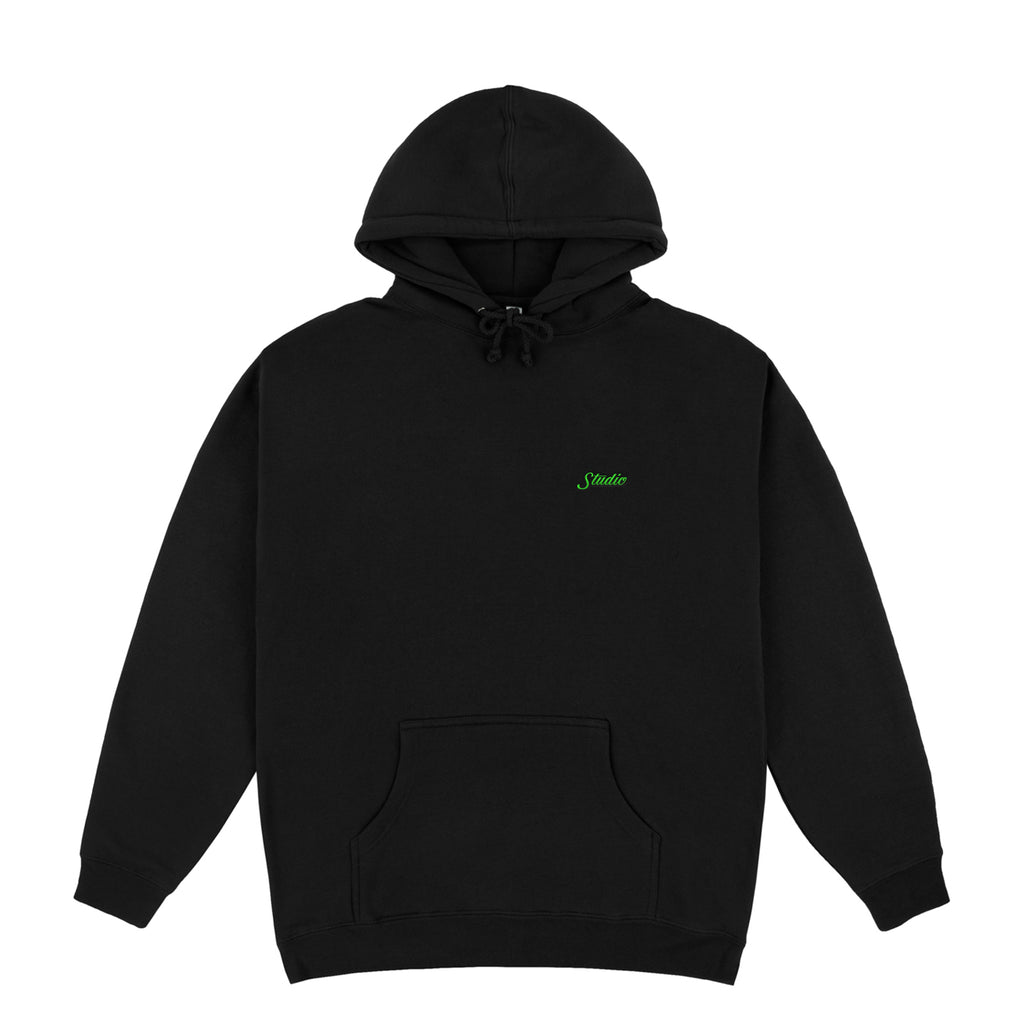 Small Script - Hoodie - Black