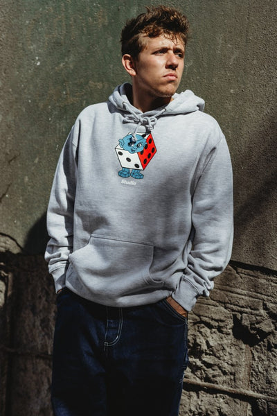 Dicey - Hoodie - Heather Grey - SOLD OUT