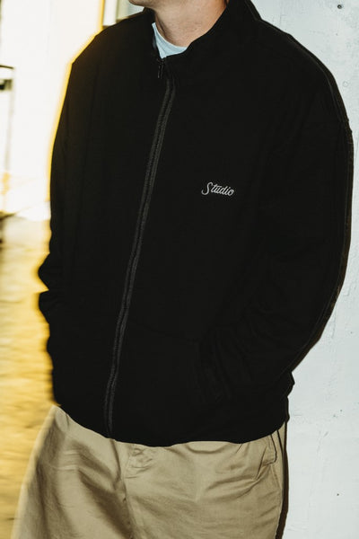 Small Script - Full-Zip Sweatshirt - Black - SOLD OUT