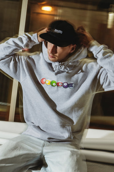 Pool Balls - Hoodie - Heather Grey - SOLD OUT