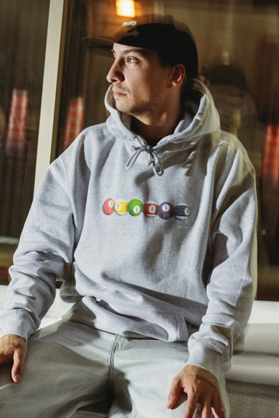 Pool Balls - Hoodie - Heather Grey - SOLD OUT