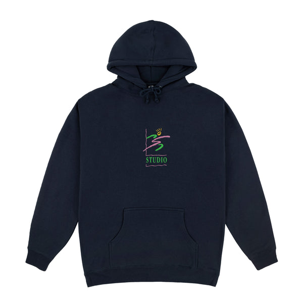 Sun Run - Hoodie - Navy