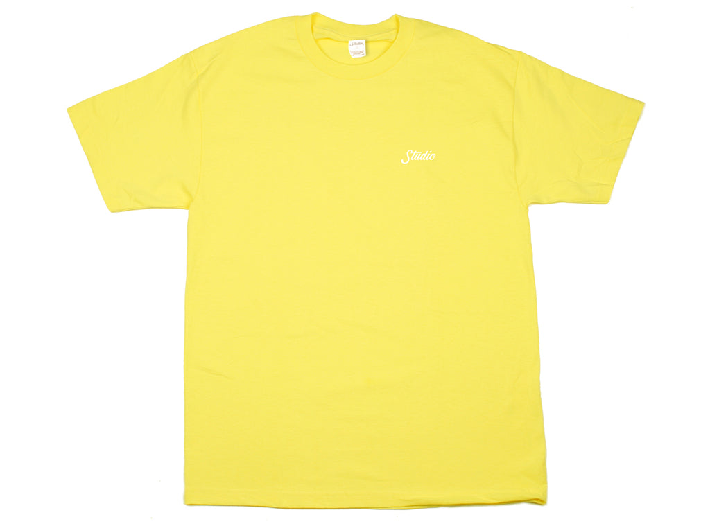 Small Script - Tee - Yellow - SOLD OUT