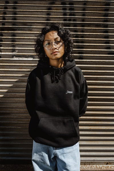 Small Script - Hoodie - Black - SOLD OUT