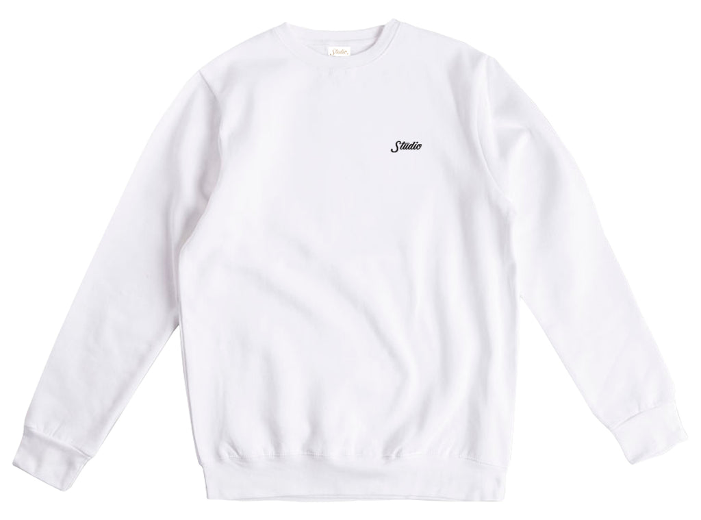 Small Script - Crewneck - White - SOLD OUT