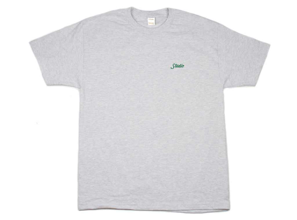 Small Script - Tee - Ash Heather - SOLD OUT
