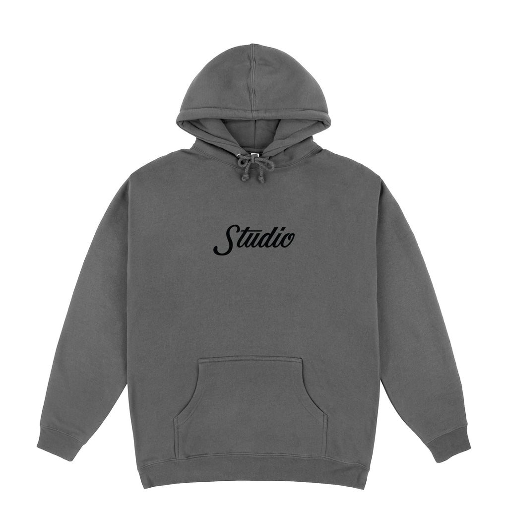 Big Script - Hoodie - Charcoal
