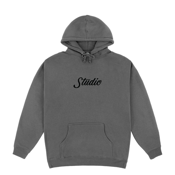 Big Script - Hoodie - Charcoal