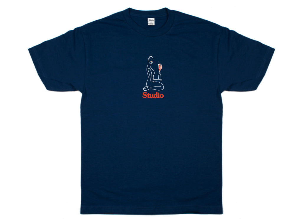 Flame of love - Tee - Navy