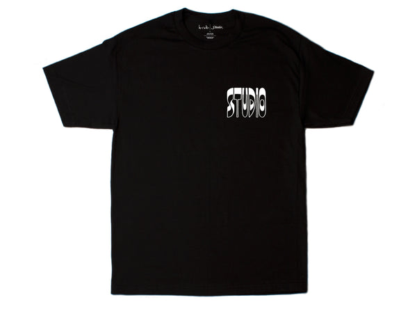 Hiroki Font - Tee - Black