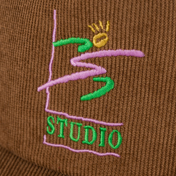 Sun Run - Corduroy Snapback - Brown