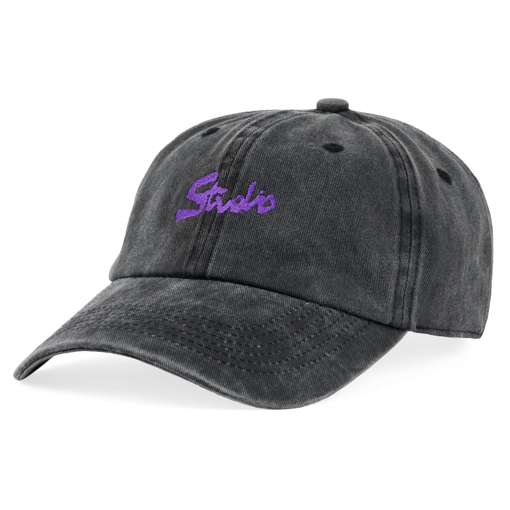 Organic Plus- 6 Panel Garment Dyed - Black