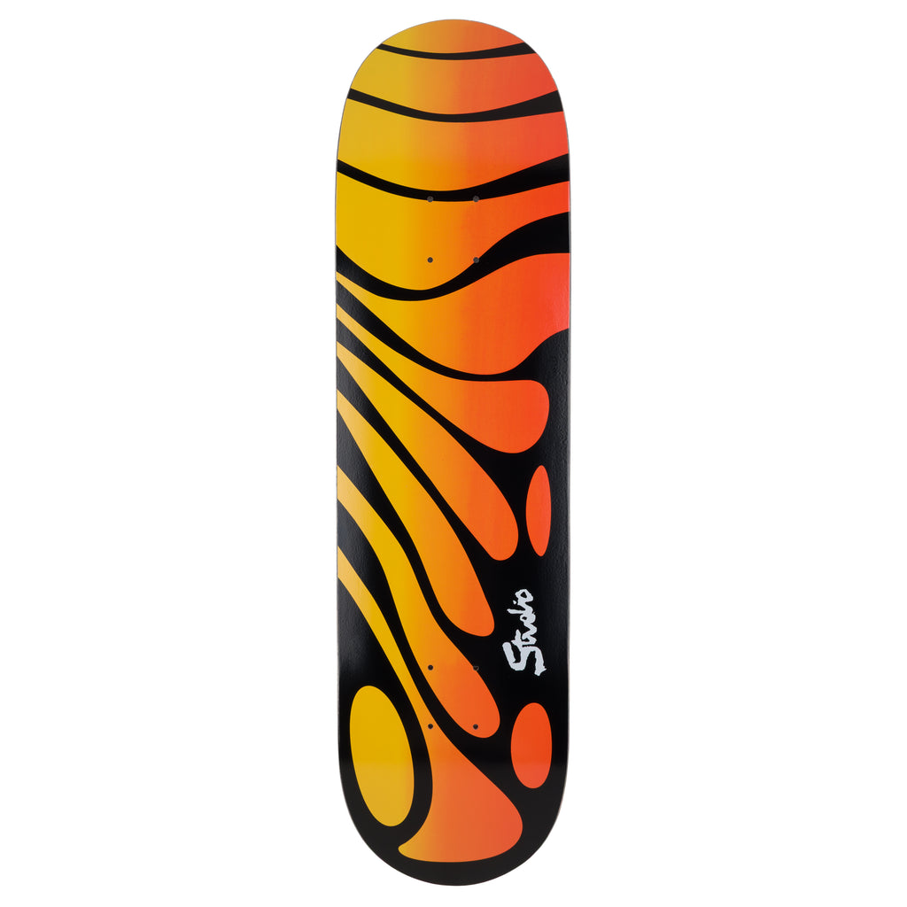 ORGANIC PLUS - BLK/ORG FADE - SKATEBOARD