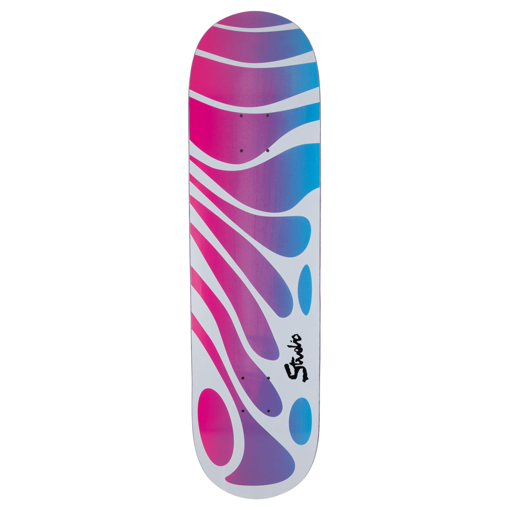 ORGANIC PLUS - WHT/PRPL FADE - SKATEBOARD