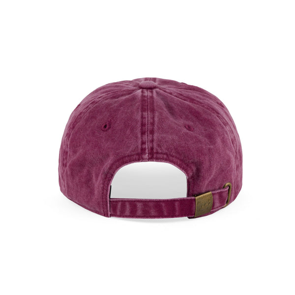 Small Script - 6 Panel Garment Dyed - Wine - SOLD OUT