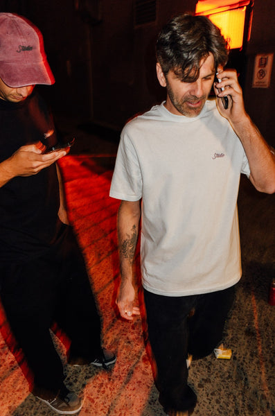 Small Script - Tee - White - SOLD OUT