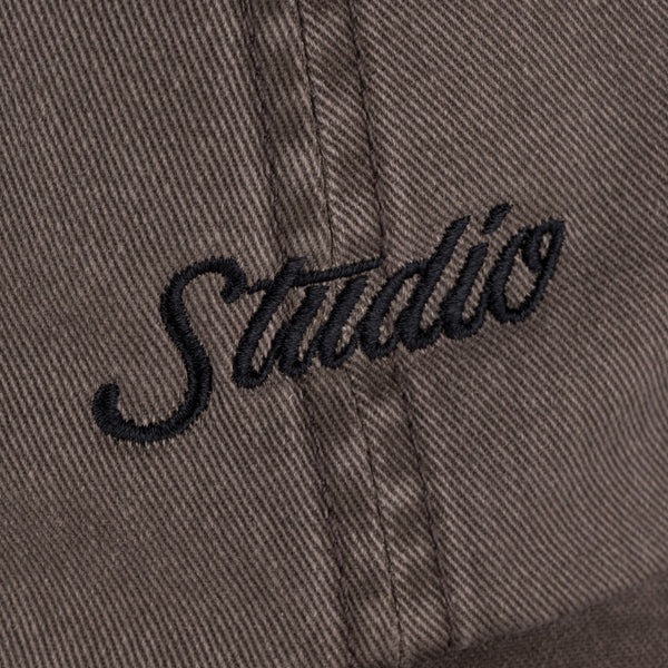 Small Script -  6 Panel - Pigment Dyed Brown - SOLD OUT