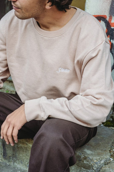 Small Script - Crewneck - Dusty Rose - SOLD OUT