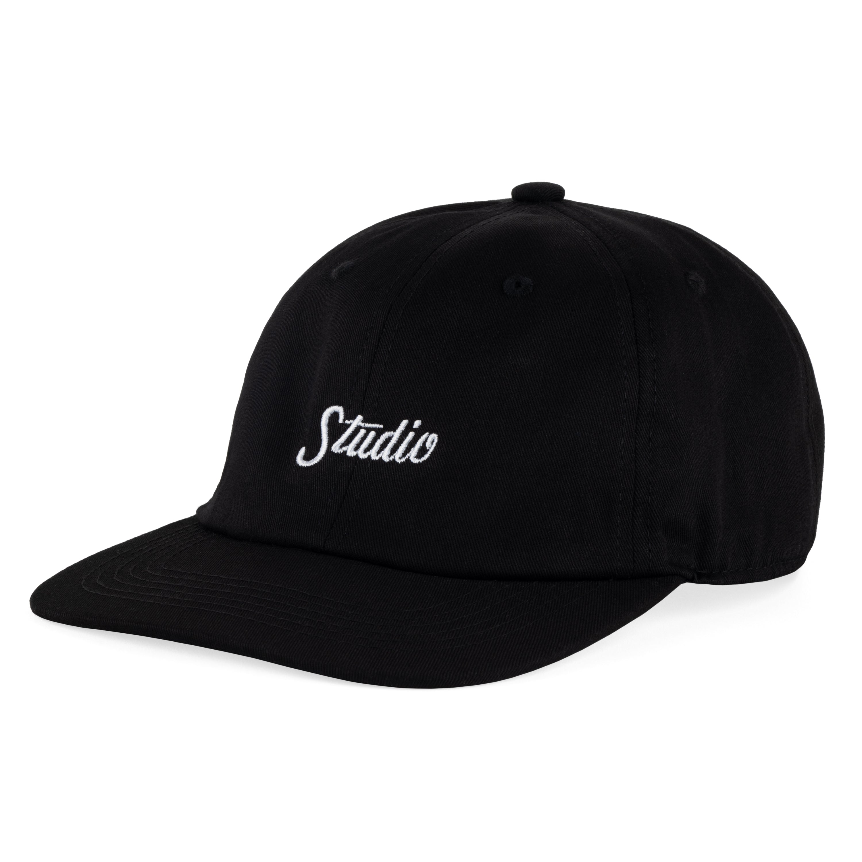 【1993studio】24SS★ Retro Studio Logo Ball Cap Vintage 90's Universal Studios Men's OS Black Satin Baseball