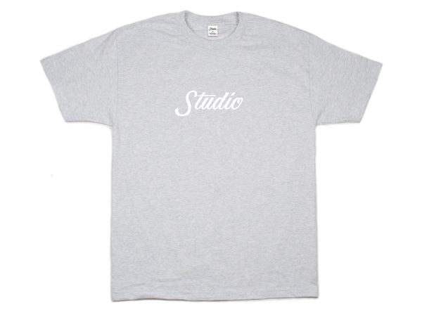 Big Script - Tee - Ash Heather
