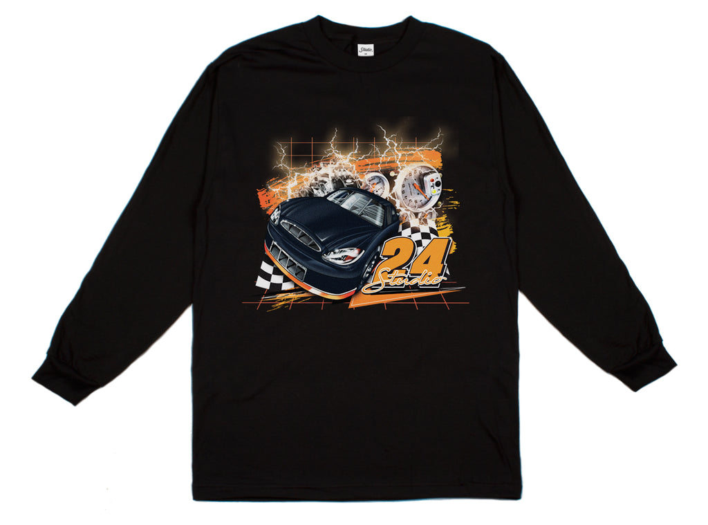 Nascar - L/S Tee - Black