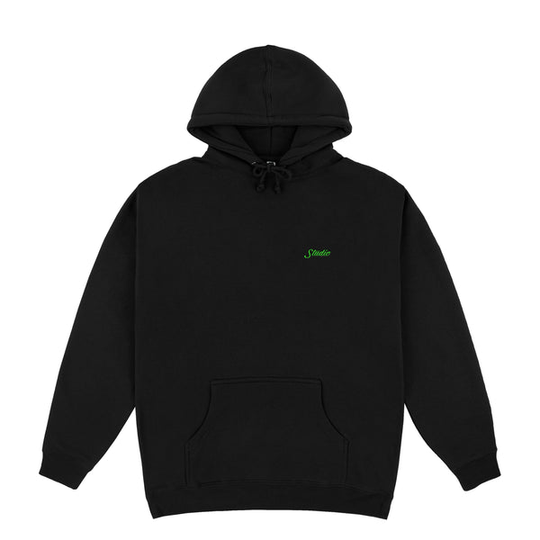 Small Script - Hoodie - Black