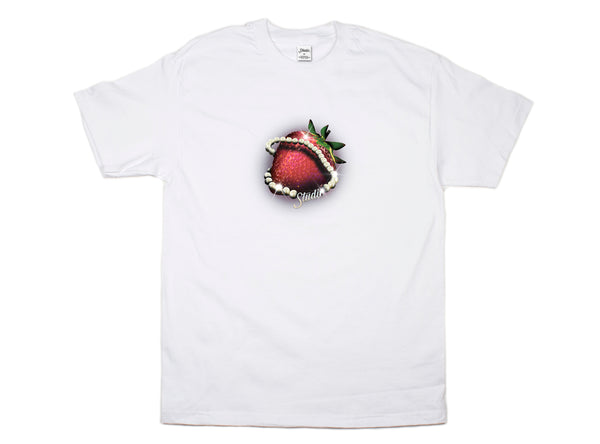 Strawberry Pearls - Tee - White