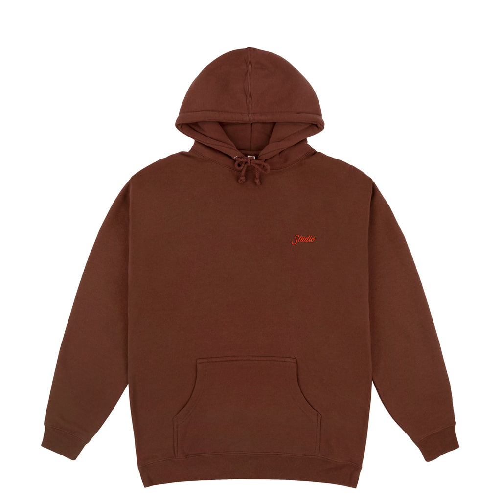 Small Script - Hoodie - Brown - SOLD OUT