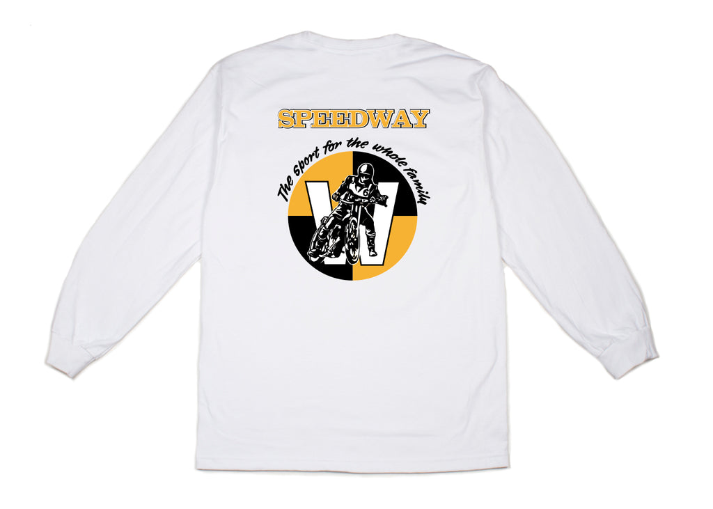 Speedway - Longsleeve - White - SOLD OUT