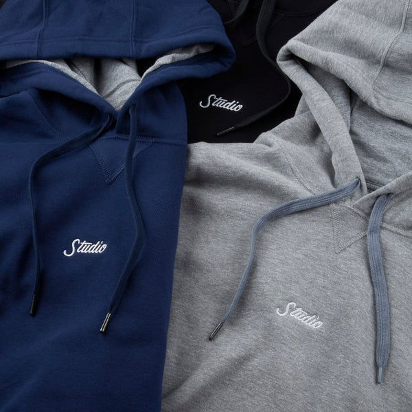 Small Script - Hoodie - Navy- SOLD OUT