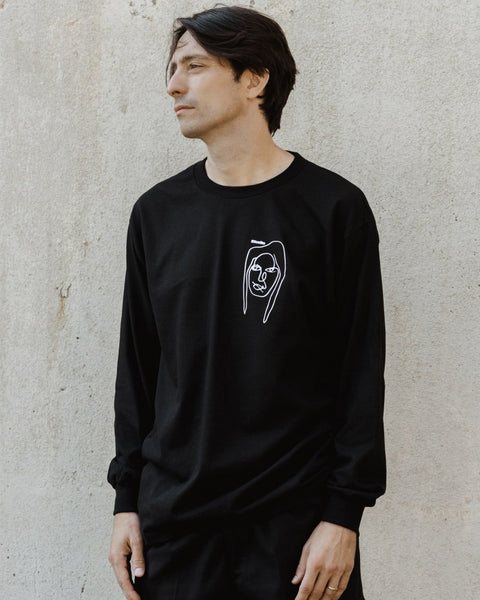 The Face - L/S Tee - Black