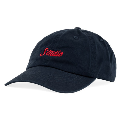 Supreme Side Pocket Script Logo 6-Panel - Black – Grails SF