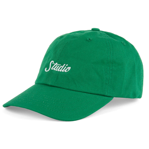 Small Script - 6 Panel Hat - Kelly Green - SOLD OUT
