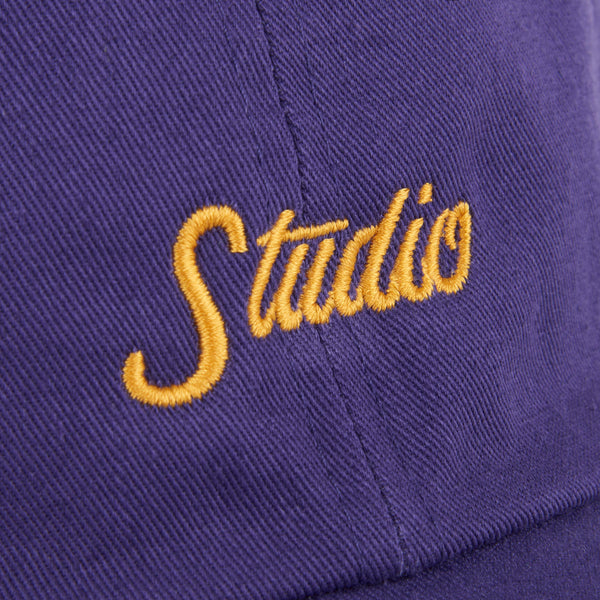 Small Script - 6 Panel Hat - Purple - SOLD OUT