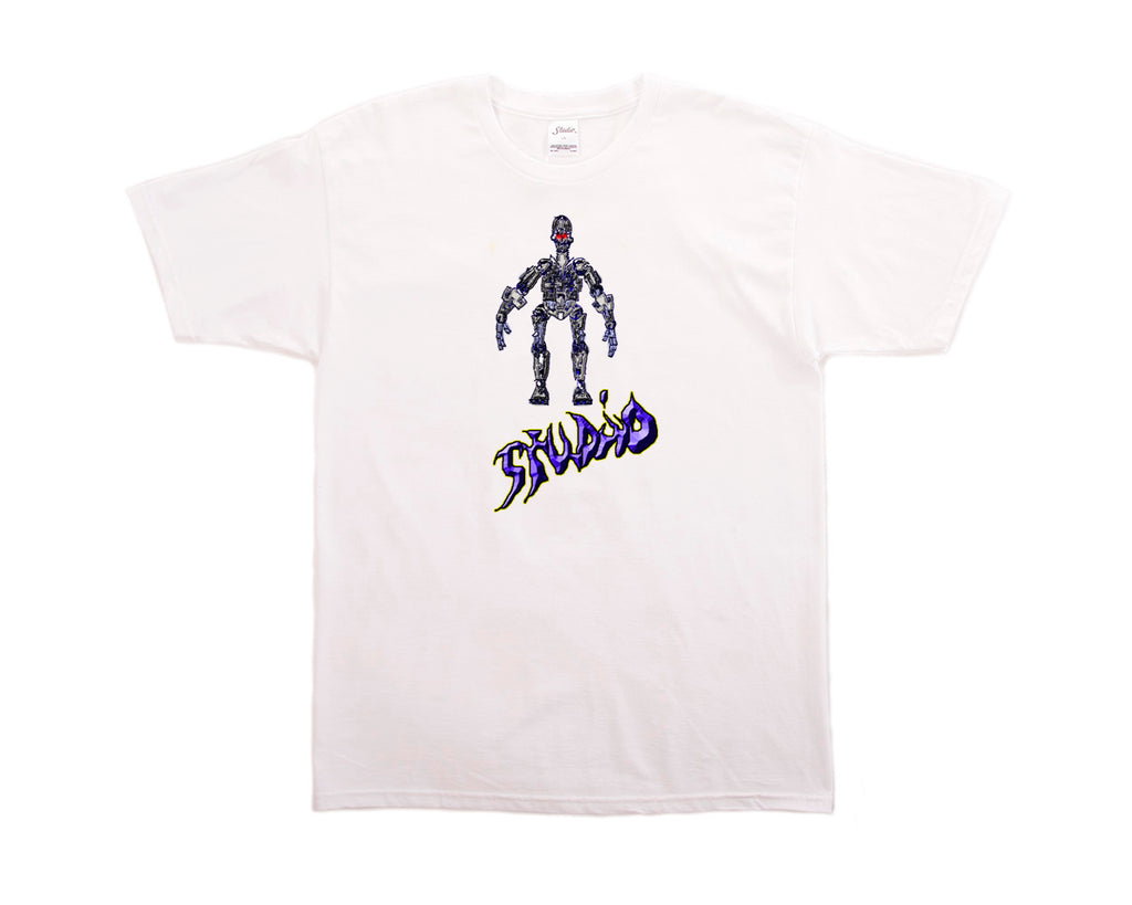 SOLD OUT - Robot Tee - White