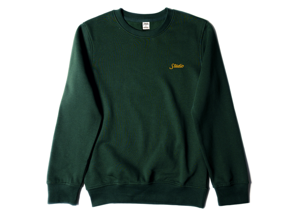 Small Script - Crewneck - Forest - SOLD OUT