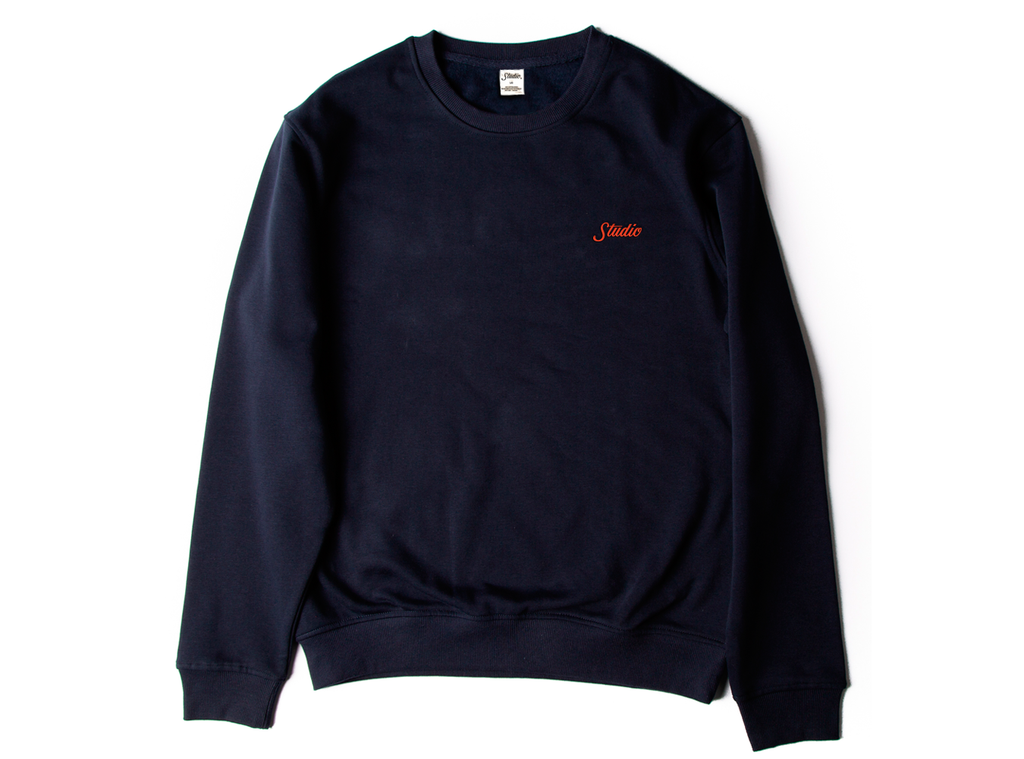 Small Script - Crewneck - Navy - SOLD OUT