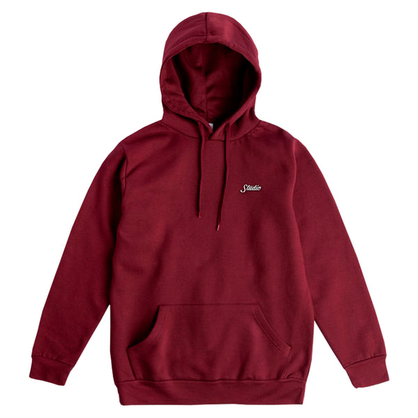 Small Script - Hoodie - Burgundy - SOLD OUT