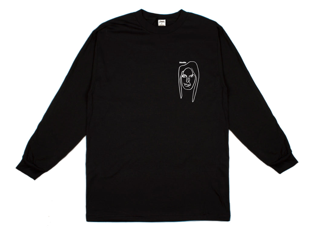 The Face - L/S Tee - Black